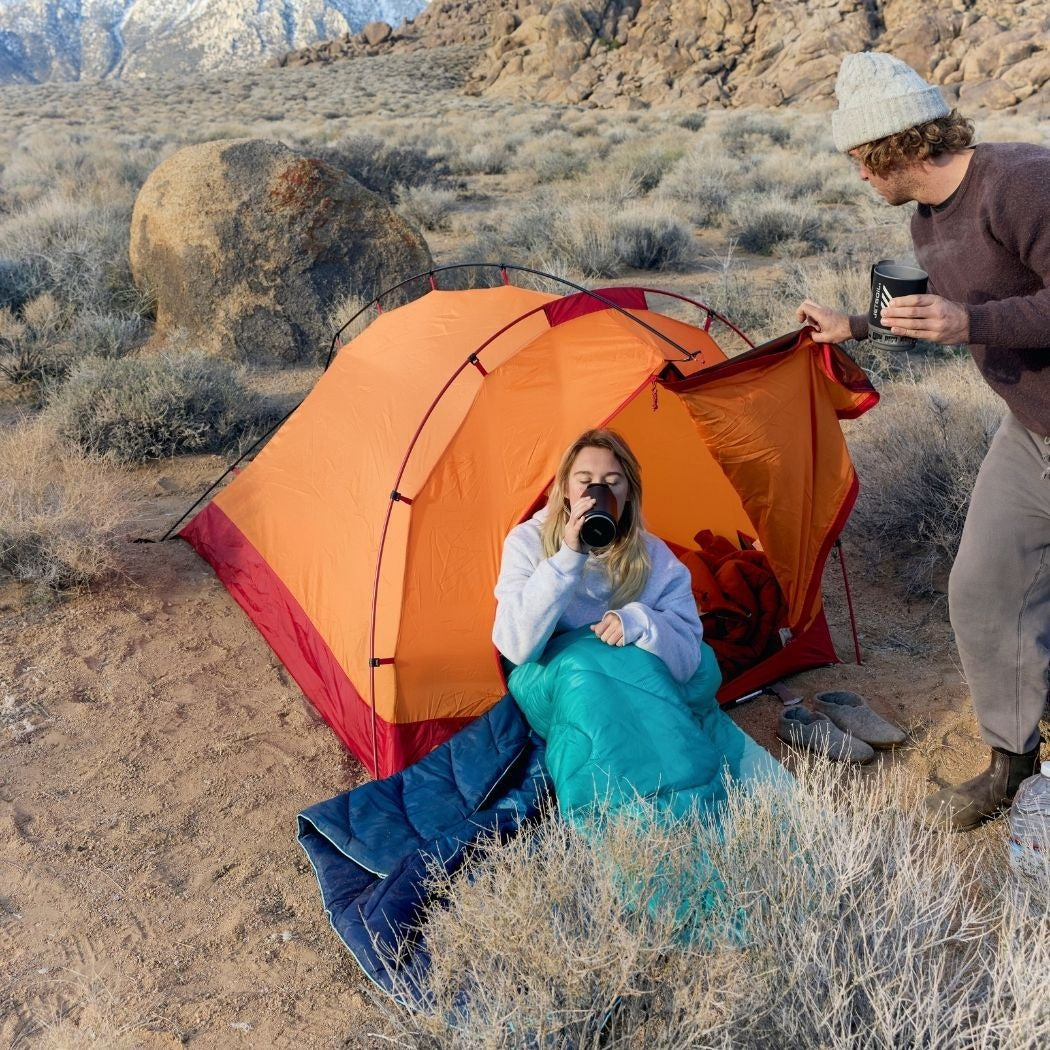 Original Puffy Blanket - Seascape Ridge Mountains - 1 Person