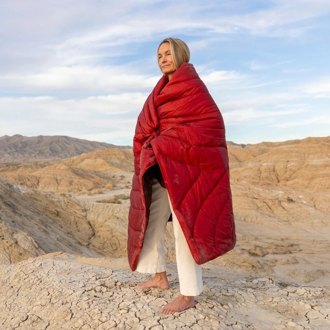 Original Puffy Blanket - Fig Cherry - 1 Person