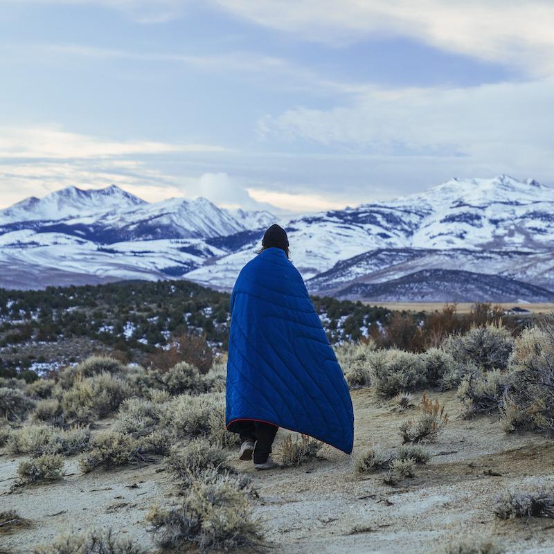 Rumpl | Original Puffy Blanket - Deepwater | | | Solid Original