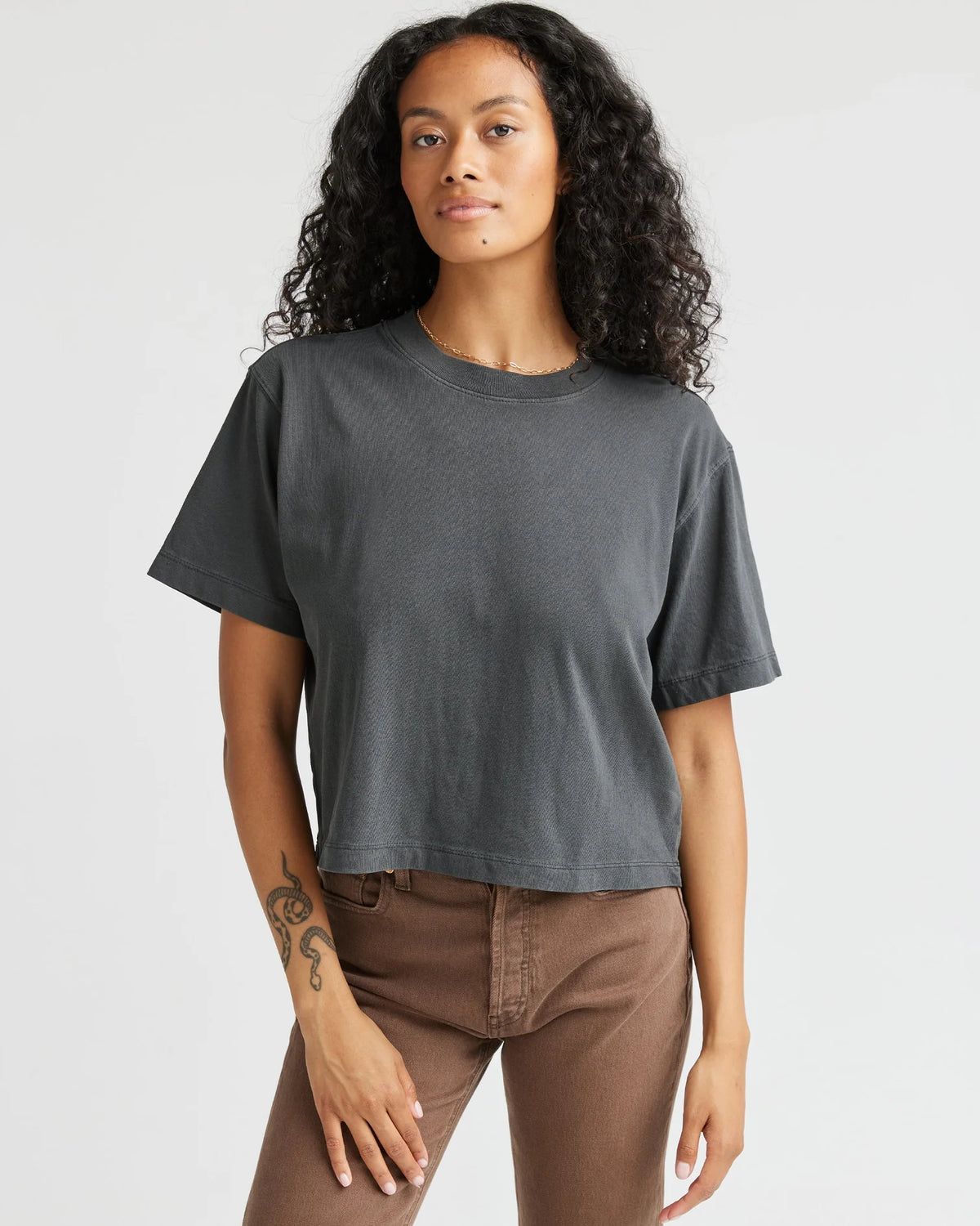 Women's Relaxed Crop Tee
