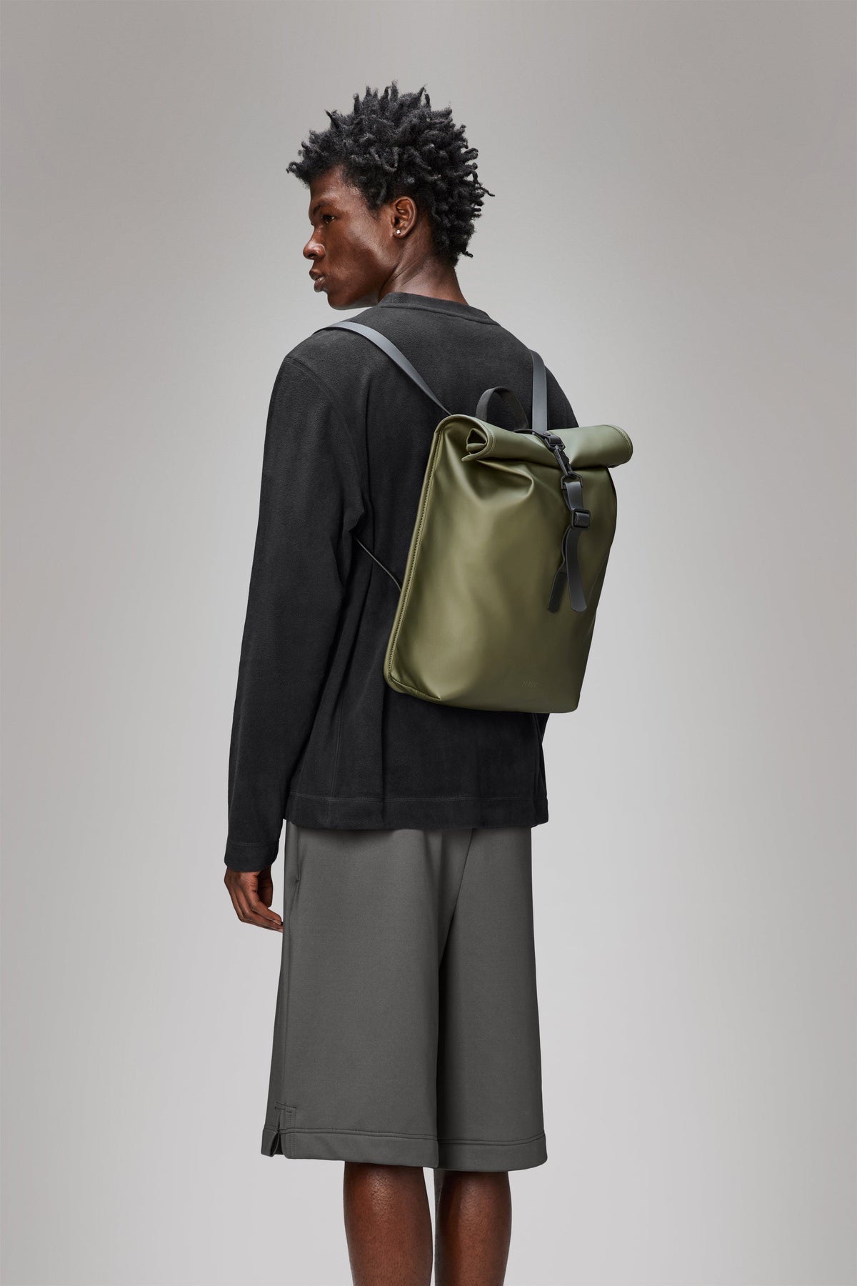 RAINS Rolltop Rucksack Mini Revel 10L H38 x D10 x W27 cm Backpack
