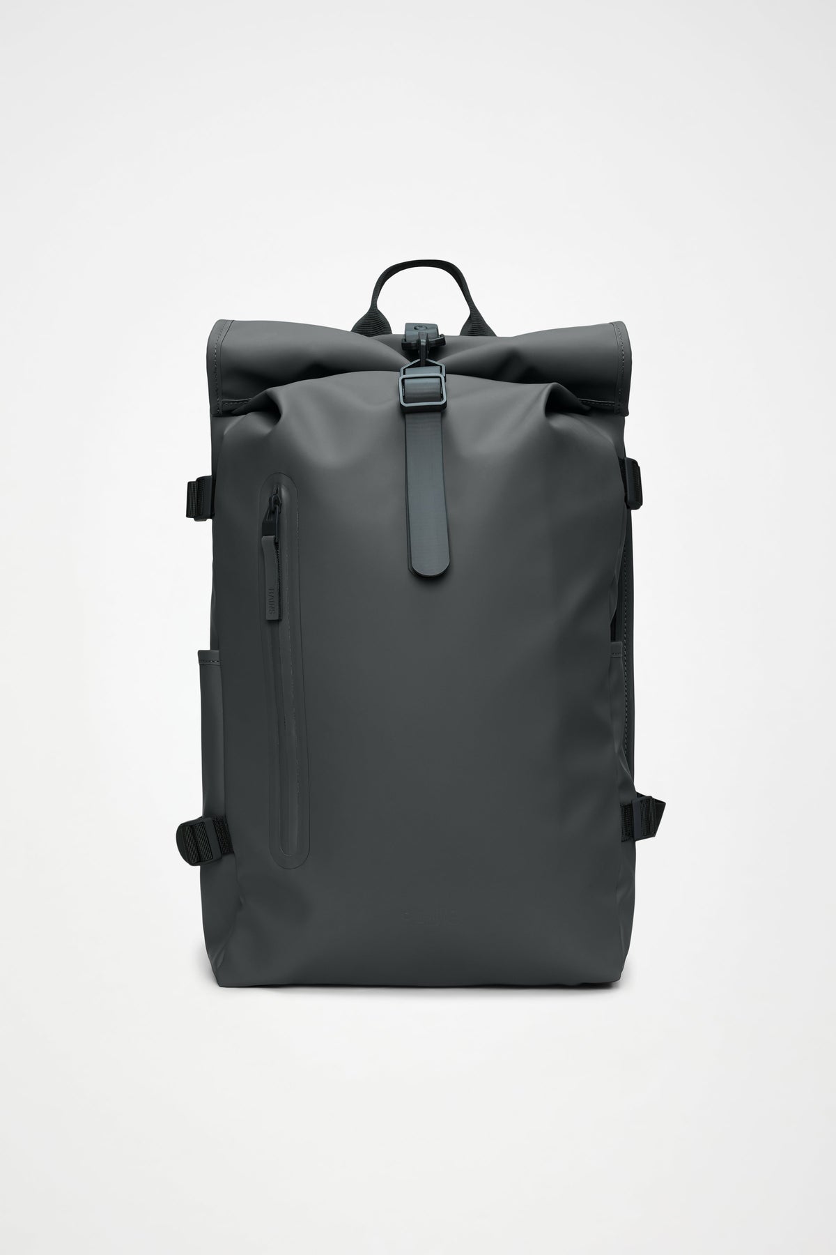 RAINS Rolltop Rucksack Large Dark Grey 28L H63 x D14 x W32 cm Backpack