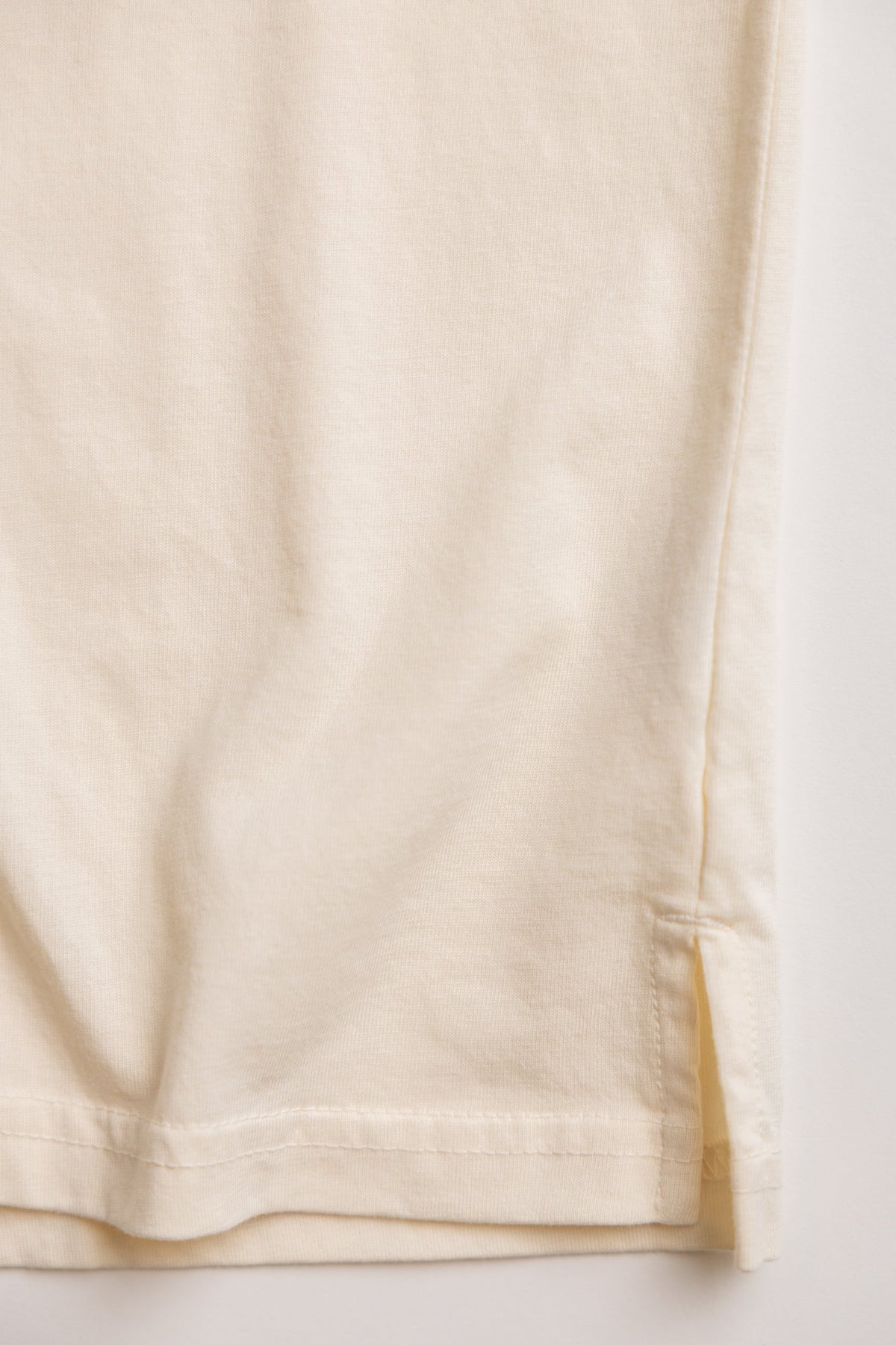close up shot of natural color t-shirt#color_natural
