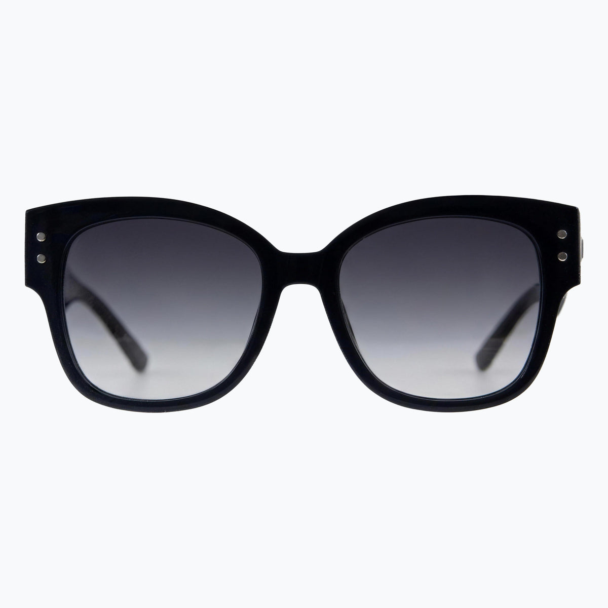 Jaxy Dahlia in Black — Square sunglasses #Color_Black