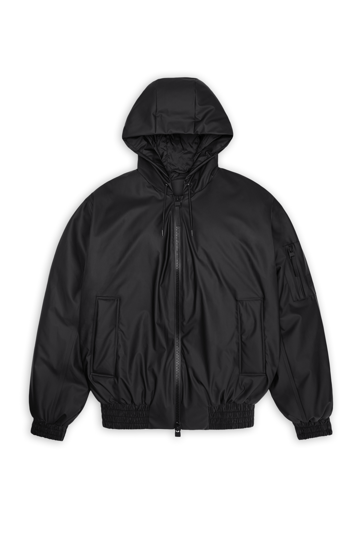 RAINS Lohja Insulated Bomber Jacket Black Jacket