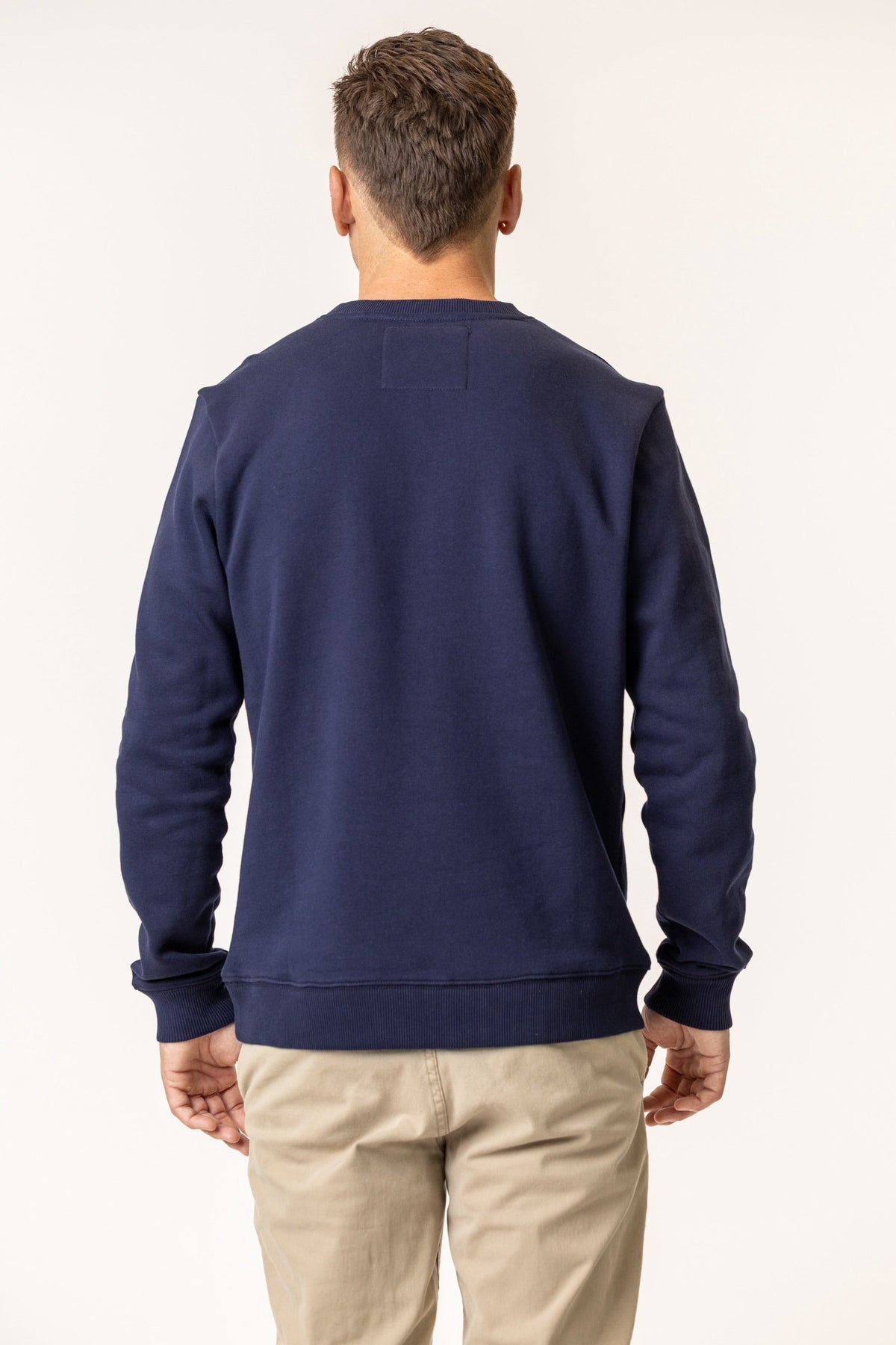 100% cotton sweatshirts#color_navy-blue