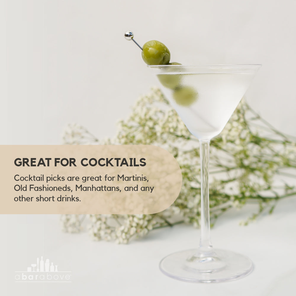 metal cocktail picks