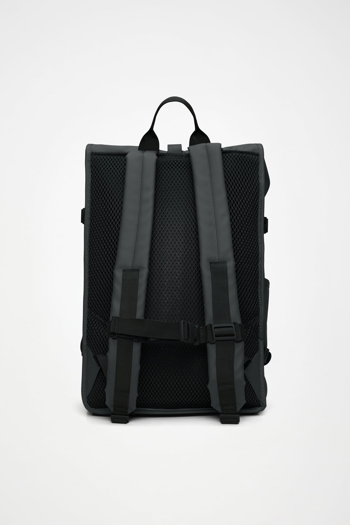 RAINS Rolltop Rucksack Large Dark Grey 28L H63 x D14 x W32 cm Backpack