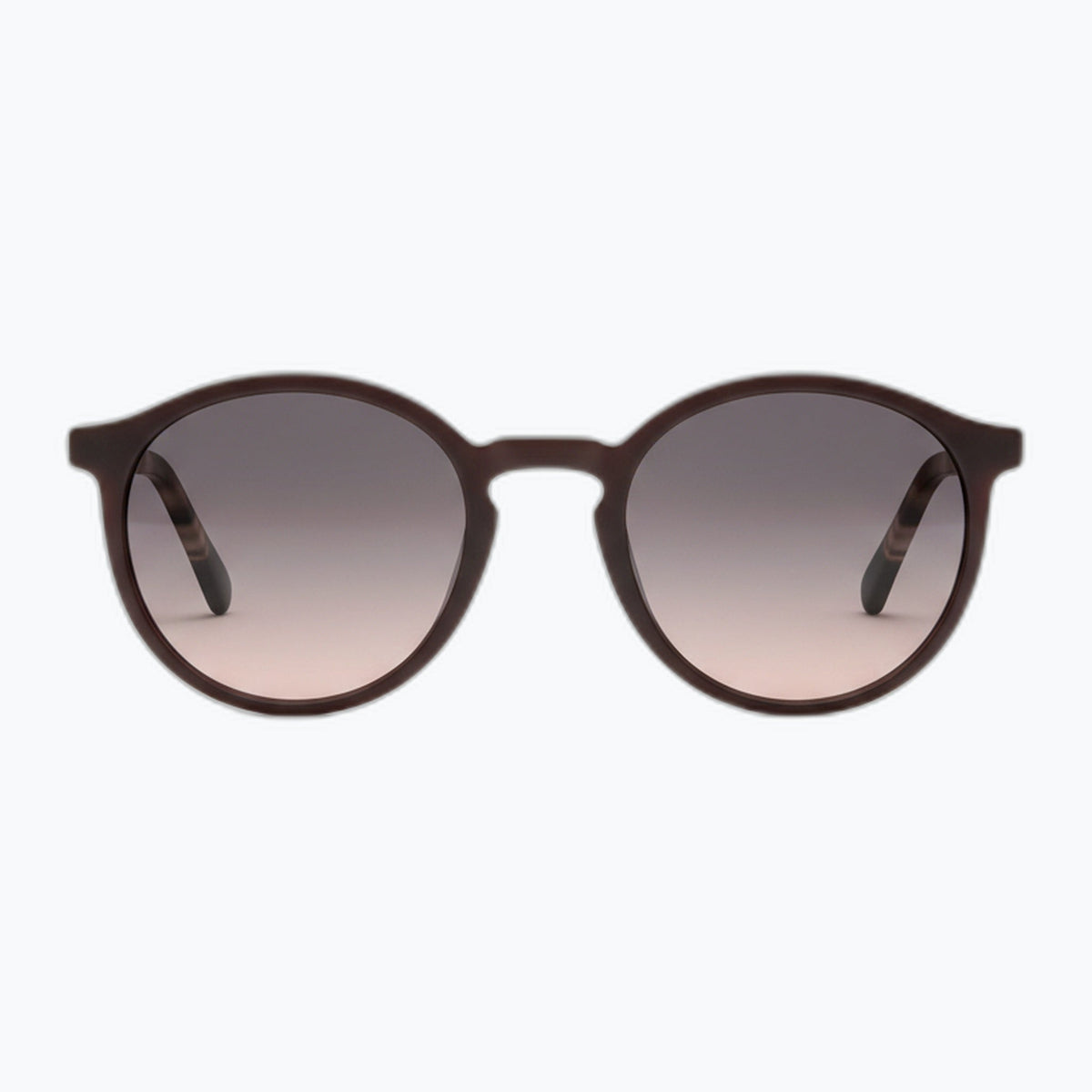 Jaxy Lennon in Green/Black — Round Polarized sunglasses