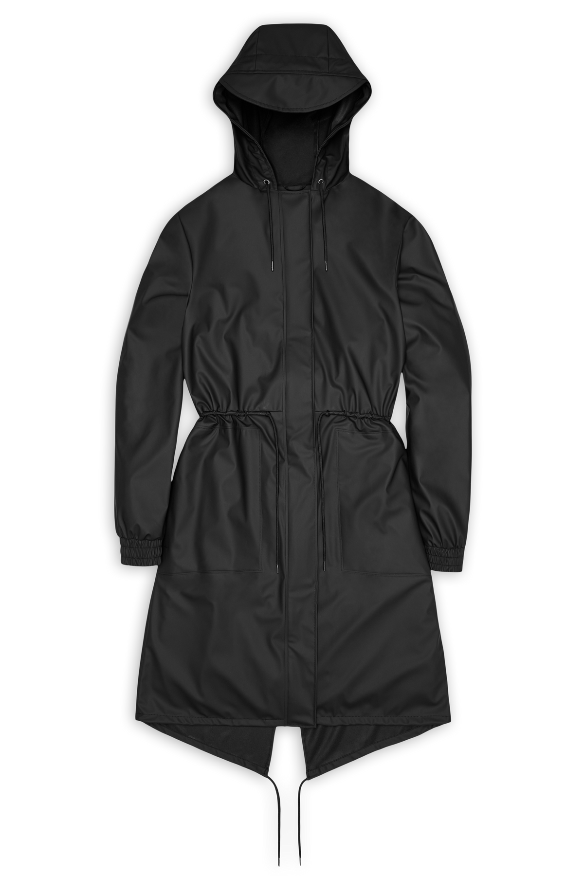 RAINS String W Parka Black Jacket