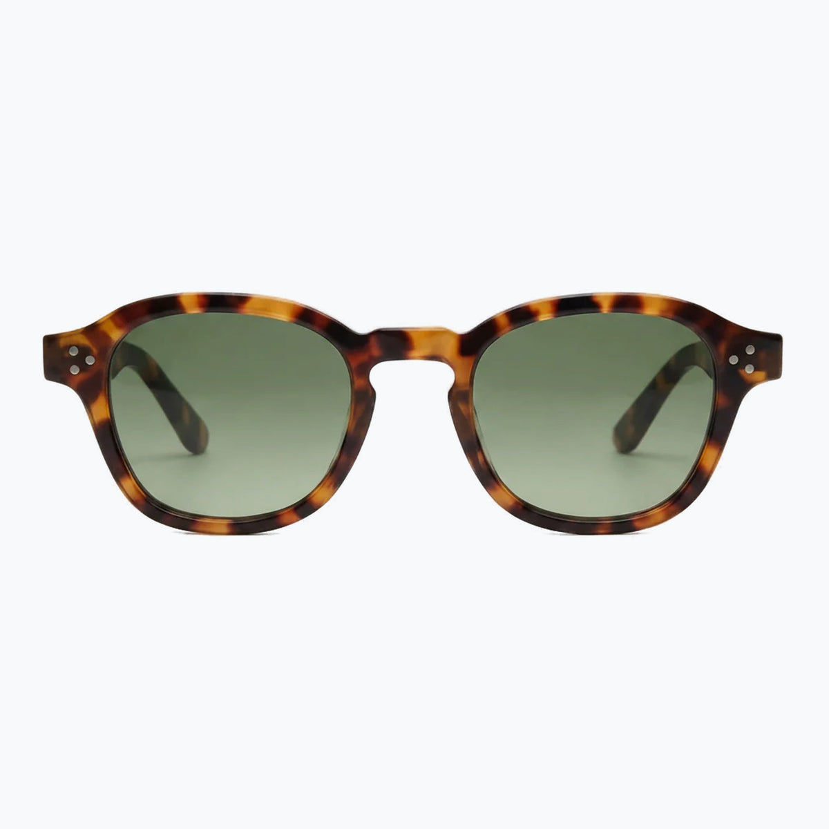 Jaxy Westside in Antique Tort — Round Polarized sunglasses