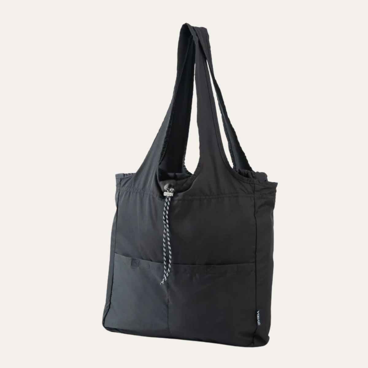 THE BALOS PACKABLE TOTE BAG / STINGRAY BLACK