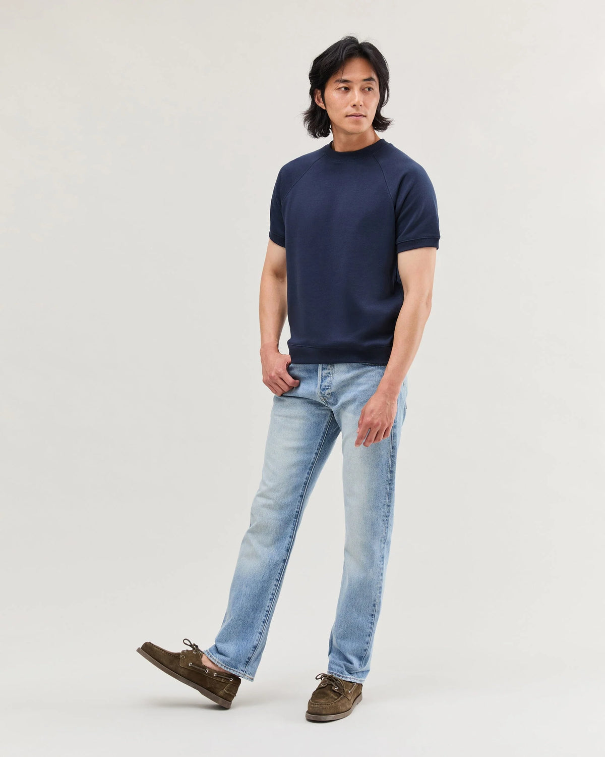 Men's Recycled Fleece Raglan Sweatshirt
