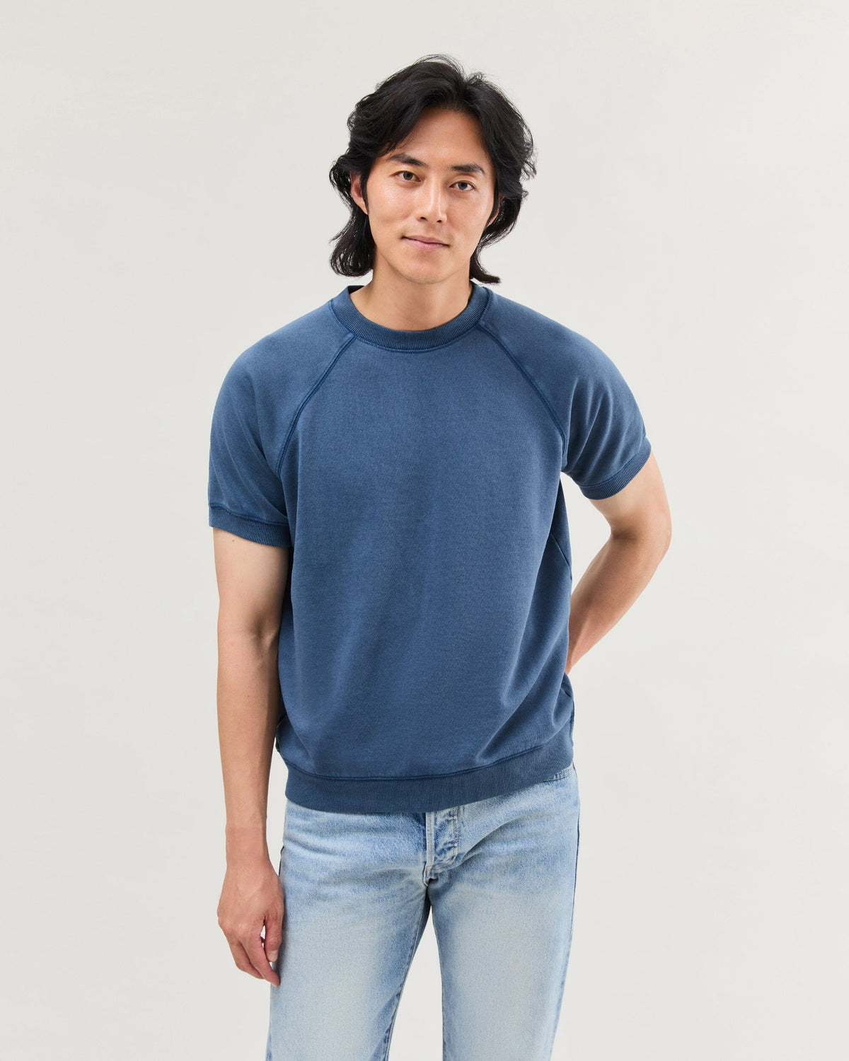 Men's Recycled Fleece Raglan Sweatshirt