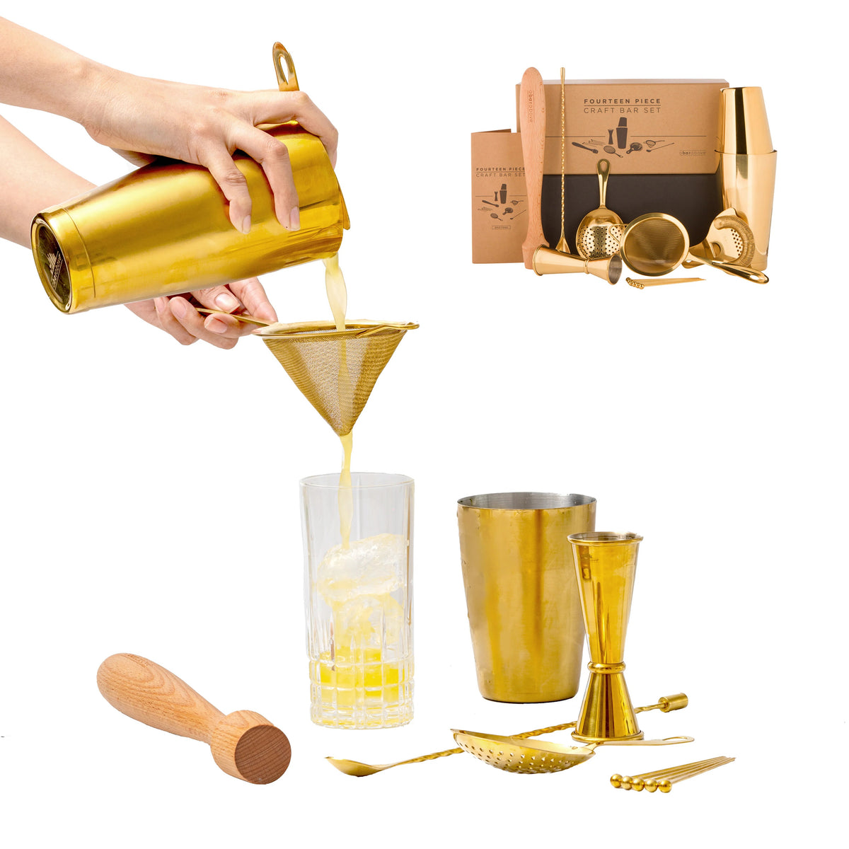 Mixologist Bar Set (14-Piece)