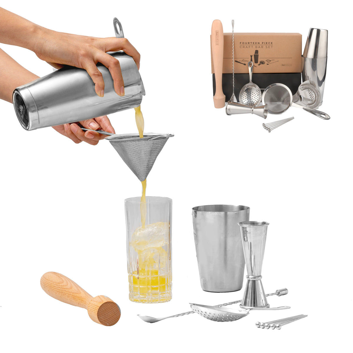 Mixologist Bar Set (14-Piece)