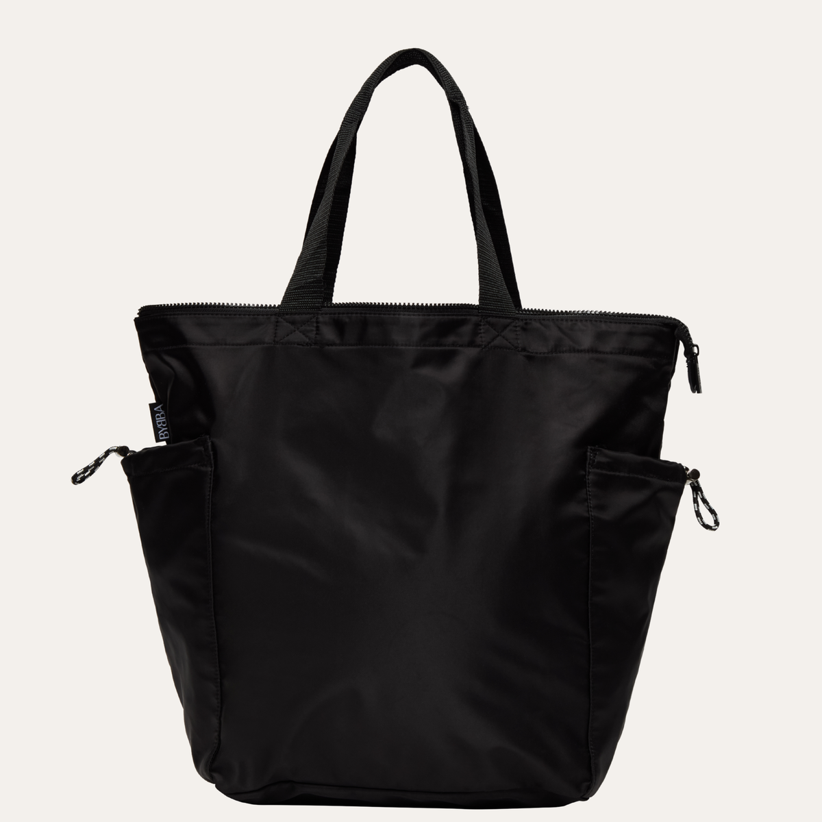THE RIPPLE ZIP-TOP TOTE BAG / STINGRAY BLACK