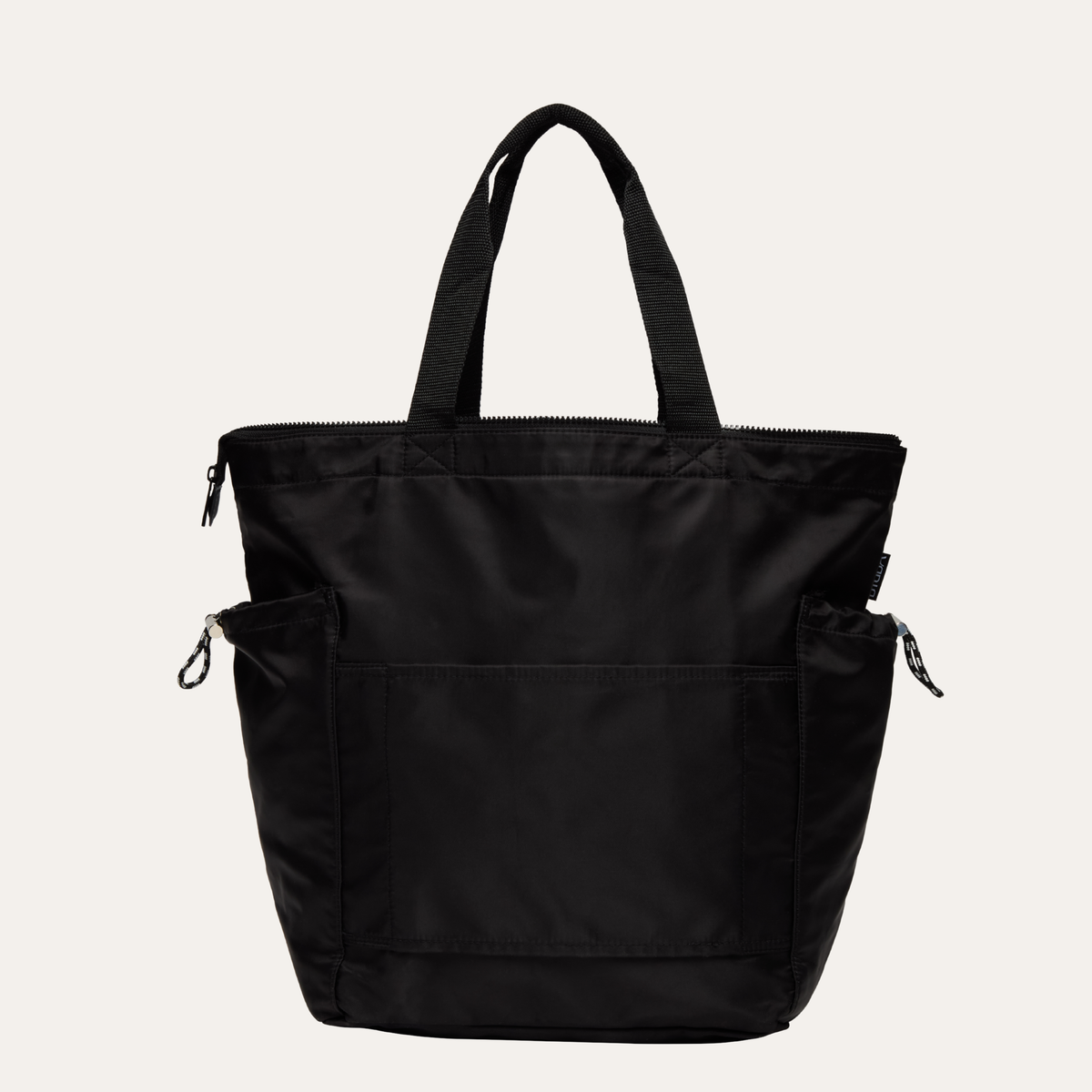 THE RIPPLE ZIP-TOP TOTE BAG / STINGRAY BLACK