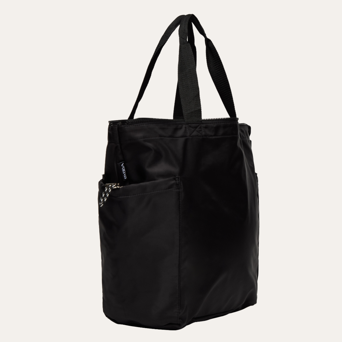 THE RIPPLE ZIP-TOP TOTE BAG / STINGRAY BLACK