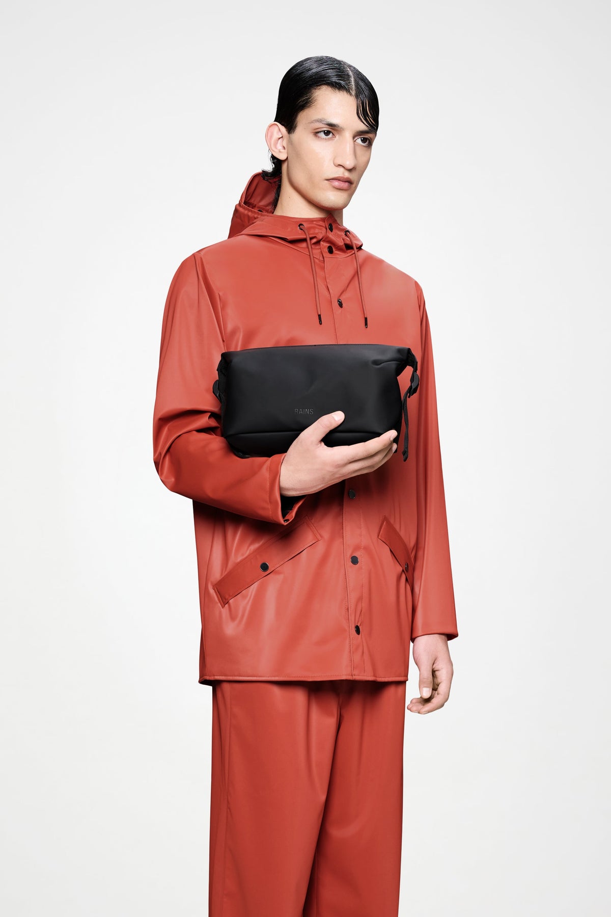 RAINS Hilo Wash Bag Black 4.40L H18 x D12 x W26 cm Wash Bag