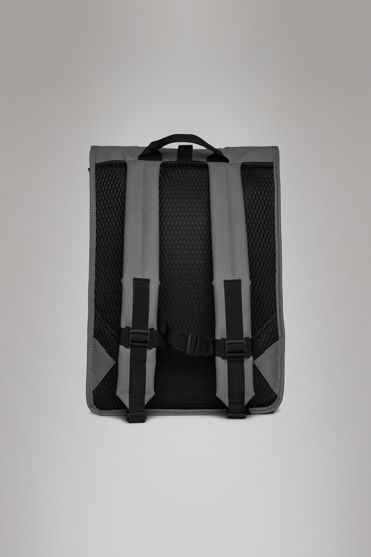 RAINS Rolltop Rucksack Grey 17L H48 x D11 x W32 cm Backpack
