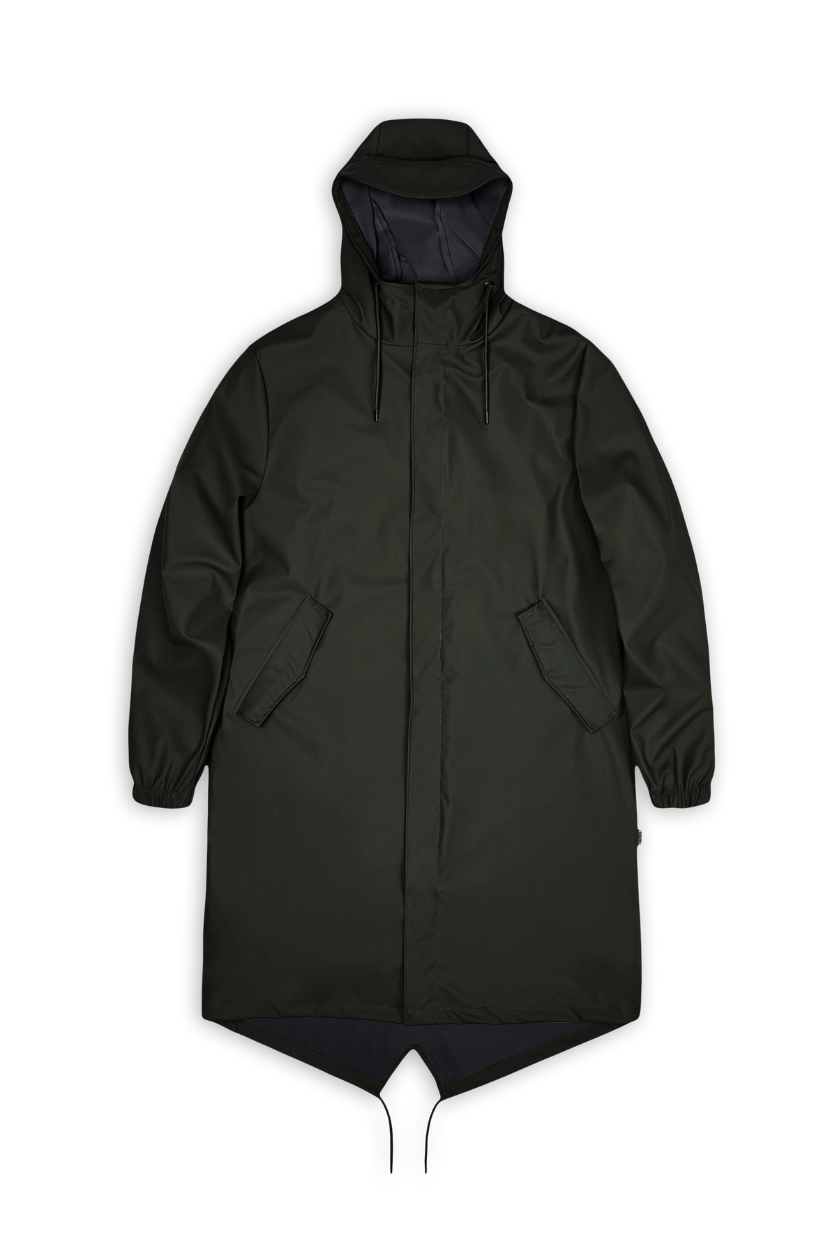 RAINS Fishtail Parka Green Jacket