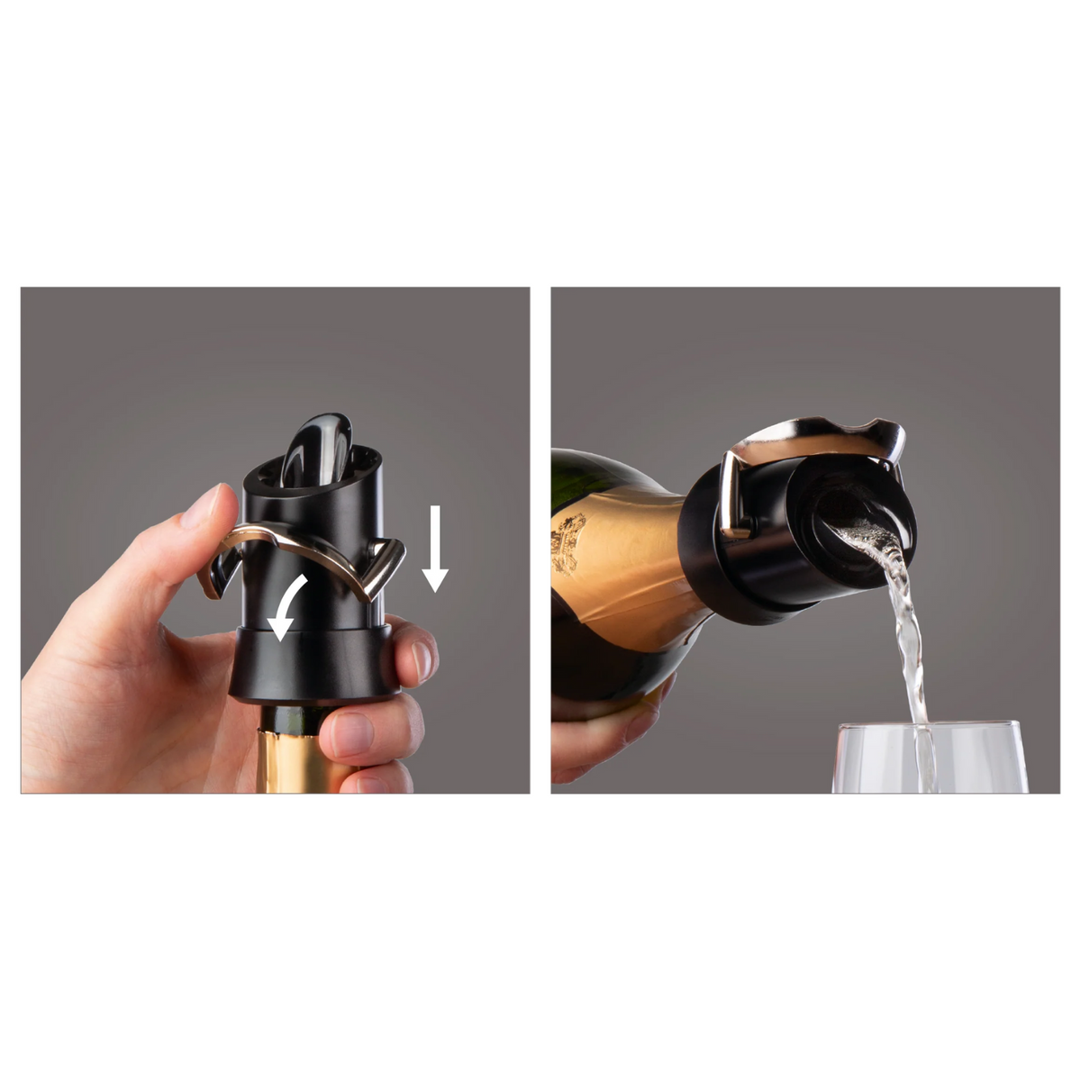 Champagne Stopper and Server
