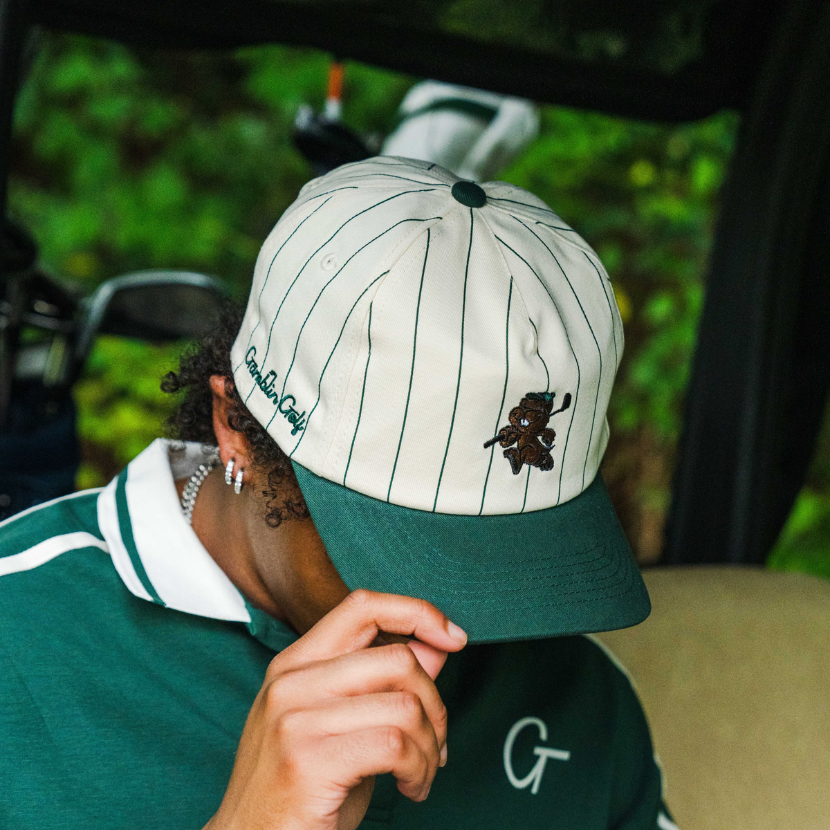 The Pinstripe Gopher Cap