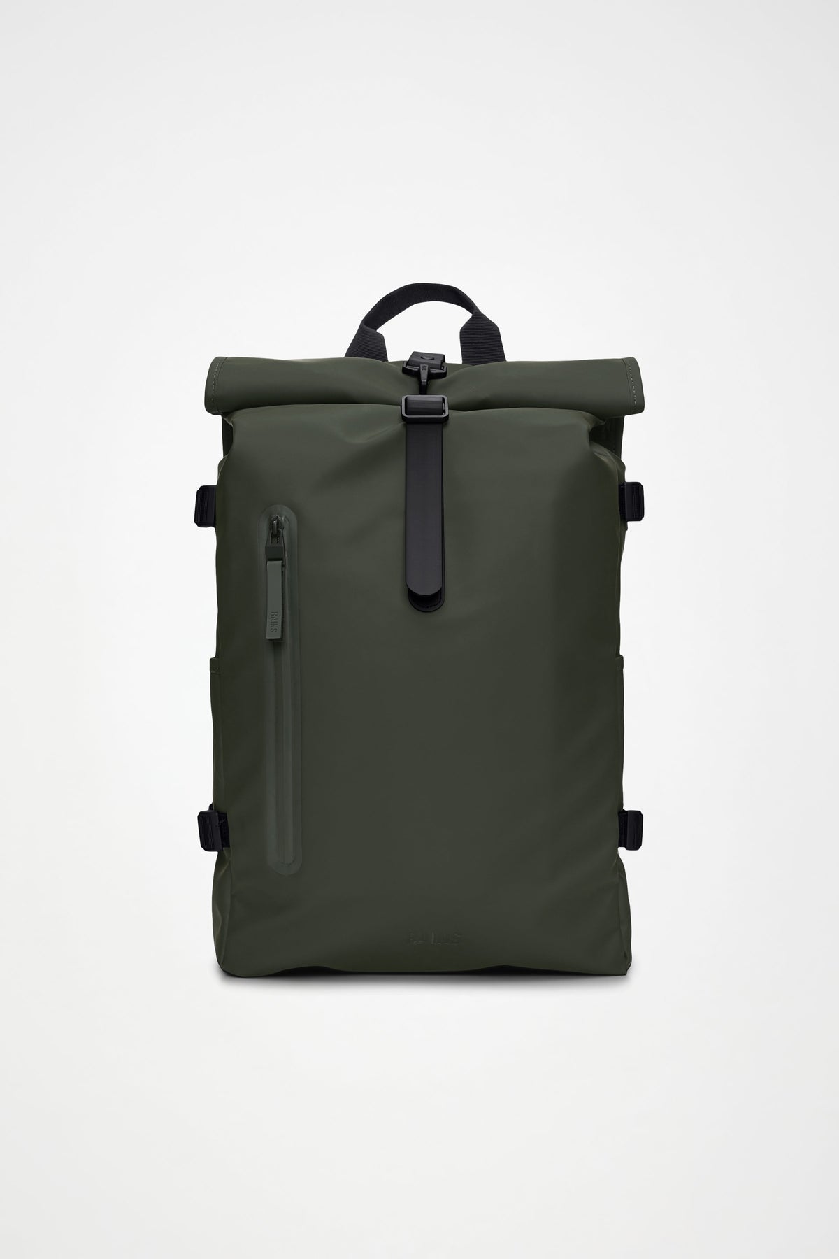 RAINS Rolltop Rucksack Large Green 23L H63 x D14 x W32 cm Backpack