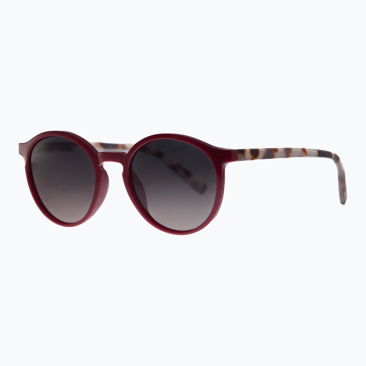 Jaxy Lennon Round sunglasses — side view #Color_Green/Black