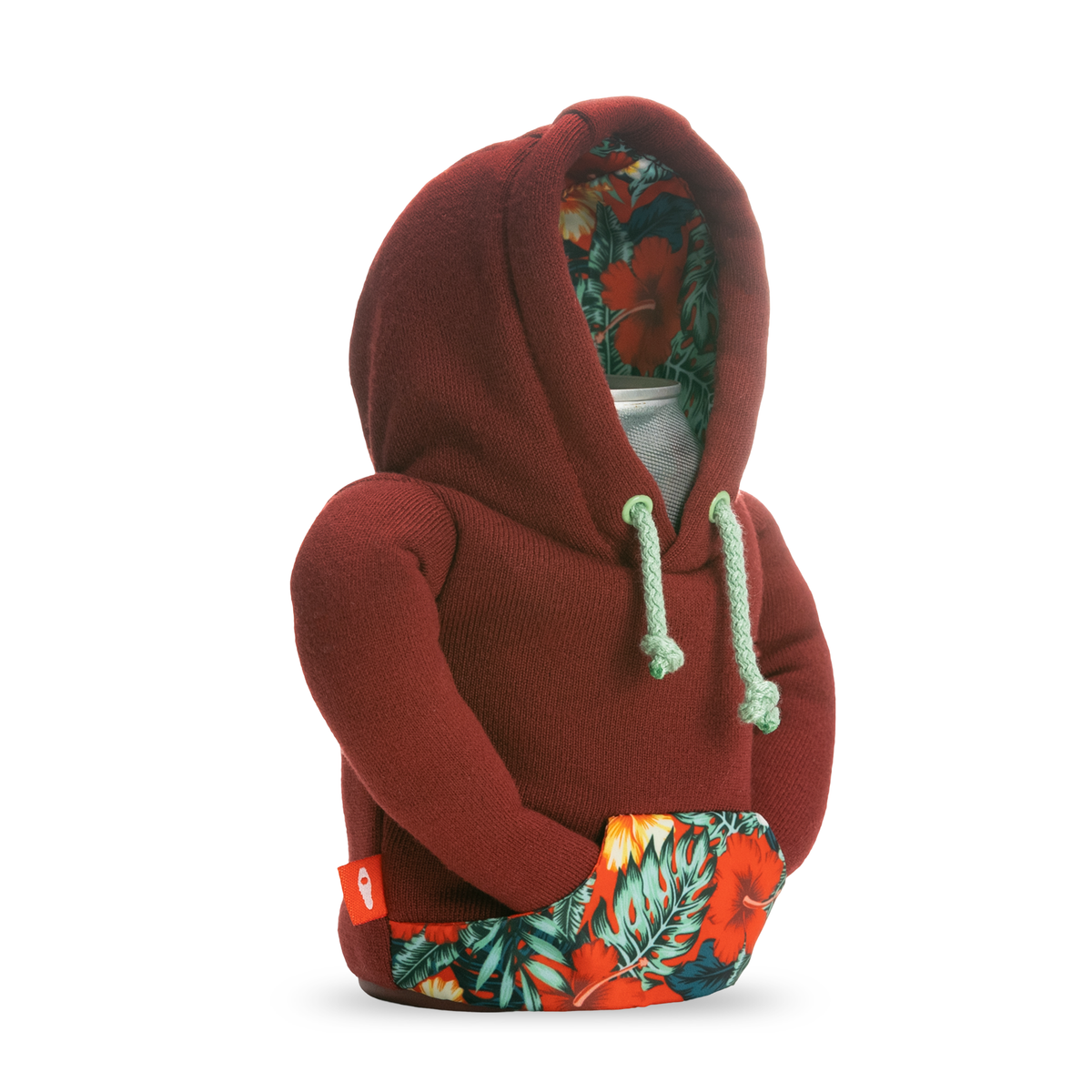 The Hoodie - Puffin Drinkwear drink sleeves #color_brick-red-island-time