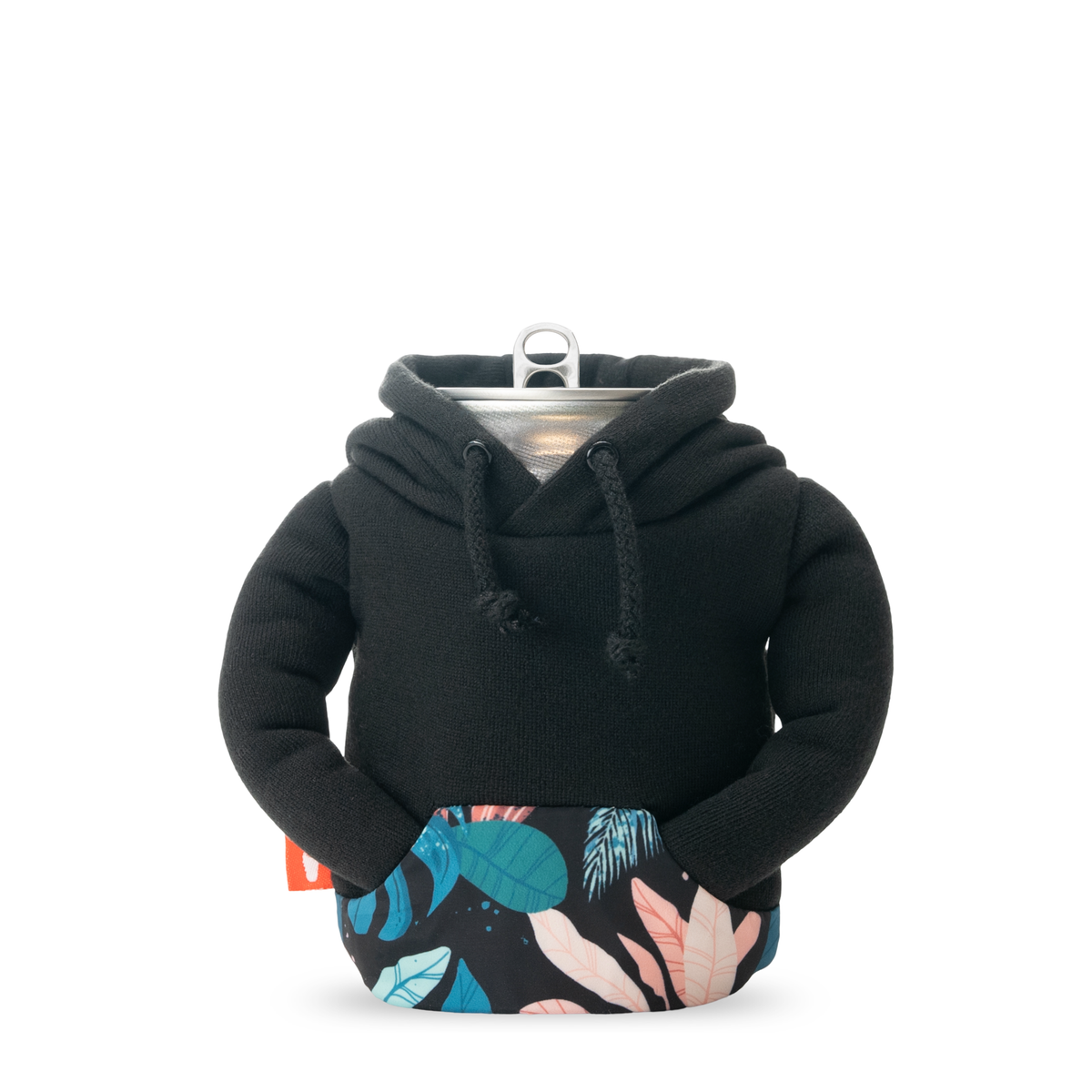 The Hoodie Black Monstera #color_black-monstera