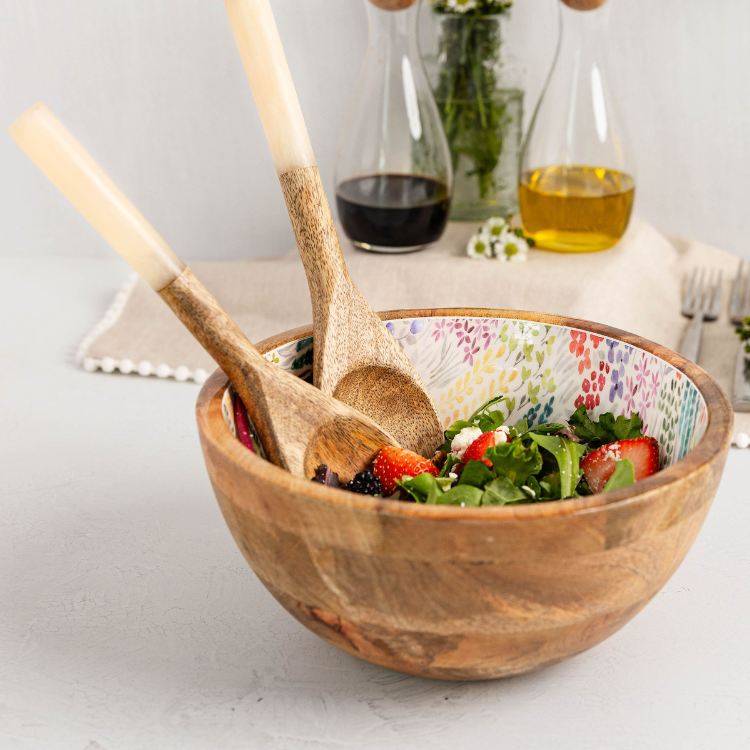 Jeanne Fitz Medium Floral Gold Foil Bowl
