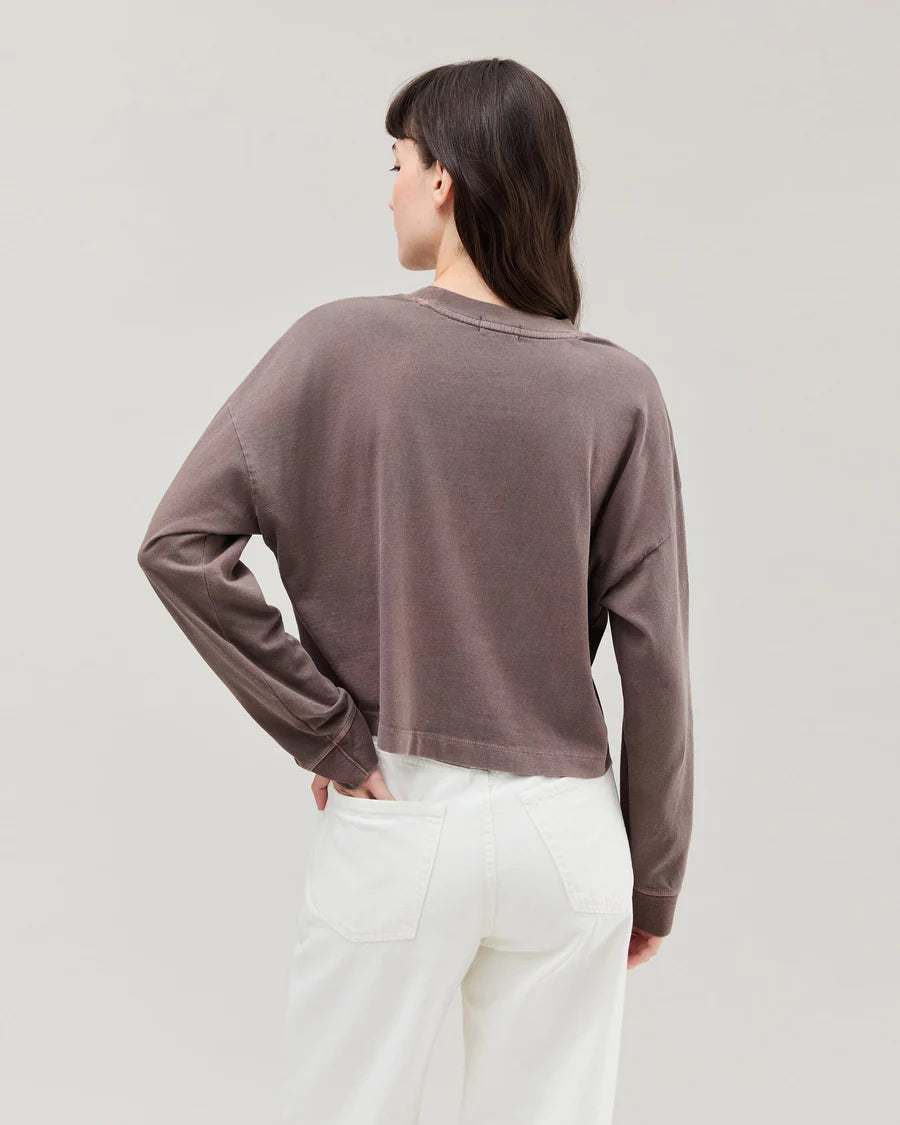 Women's Relaxed Crop Long Sleeve Tee