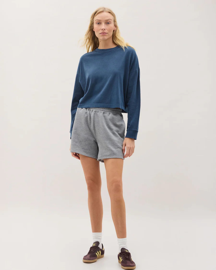Women's Relaxed Crop Long Sleeve Tee