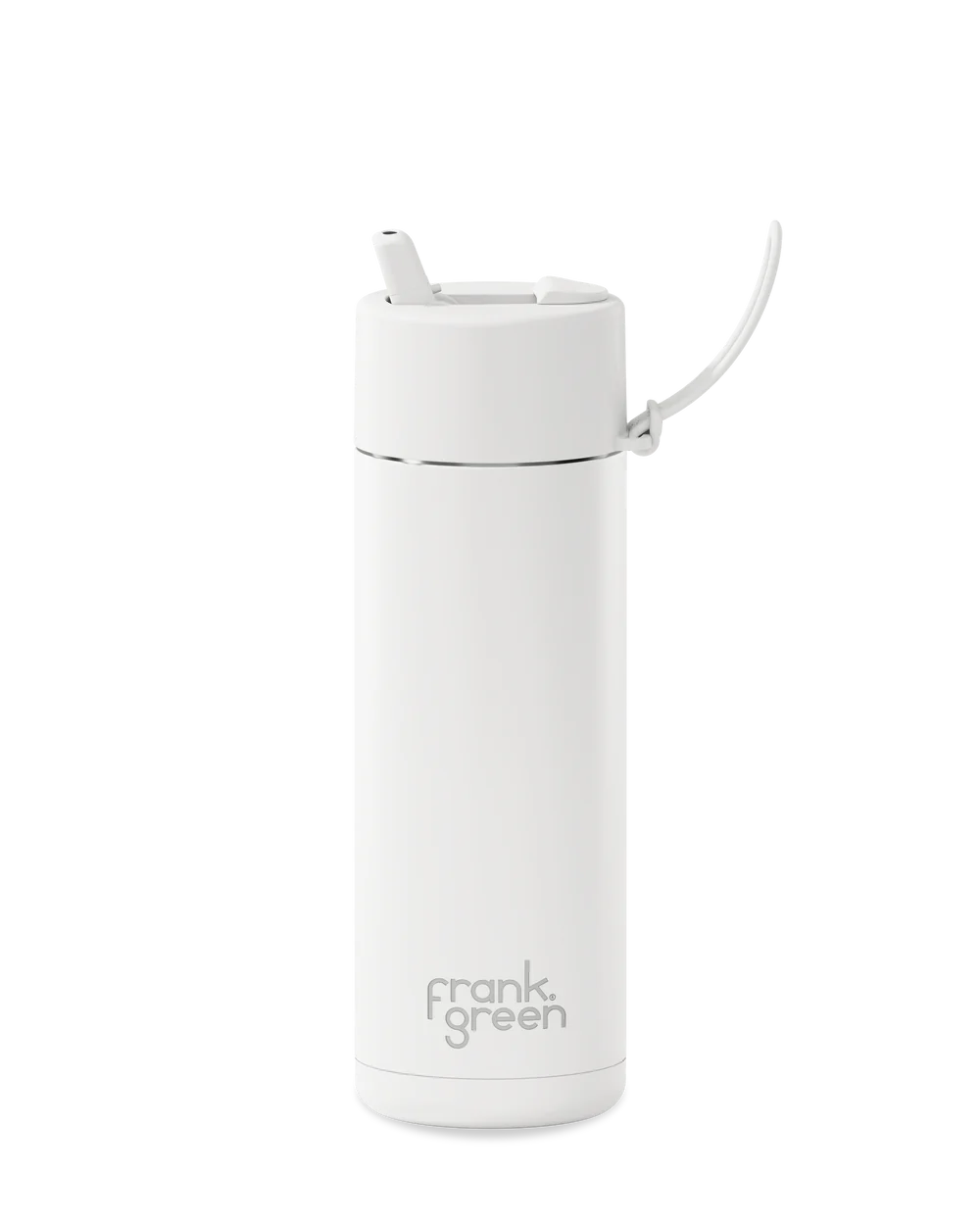 Ceramic Reusable Bottle - Flip Straw Lid