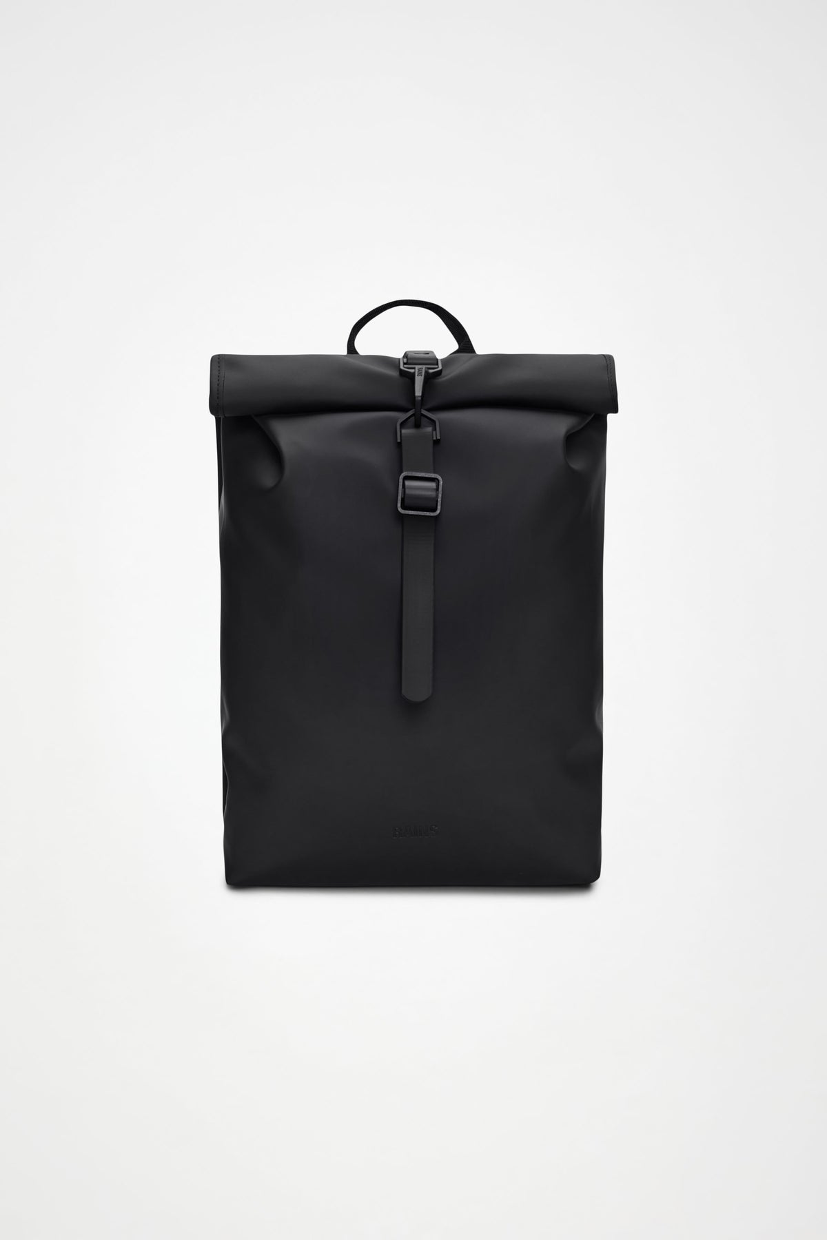 RAINS Rolltop Rucksack Mini Black Backpack