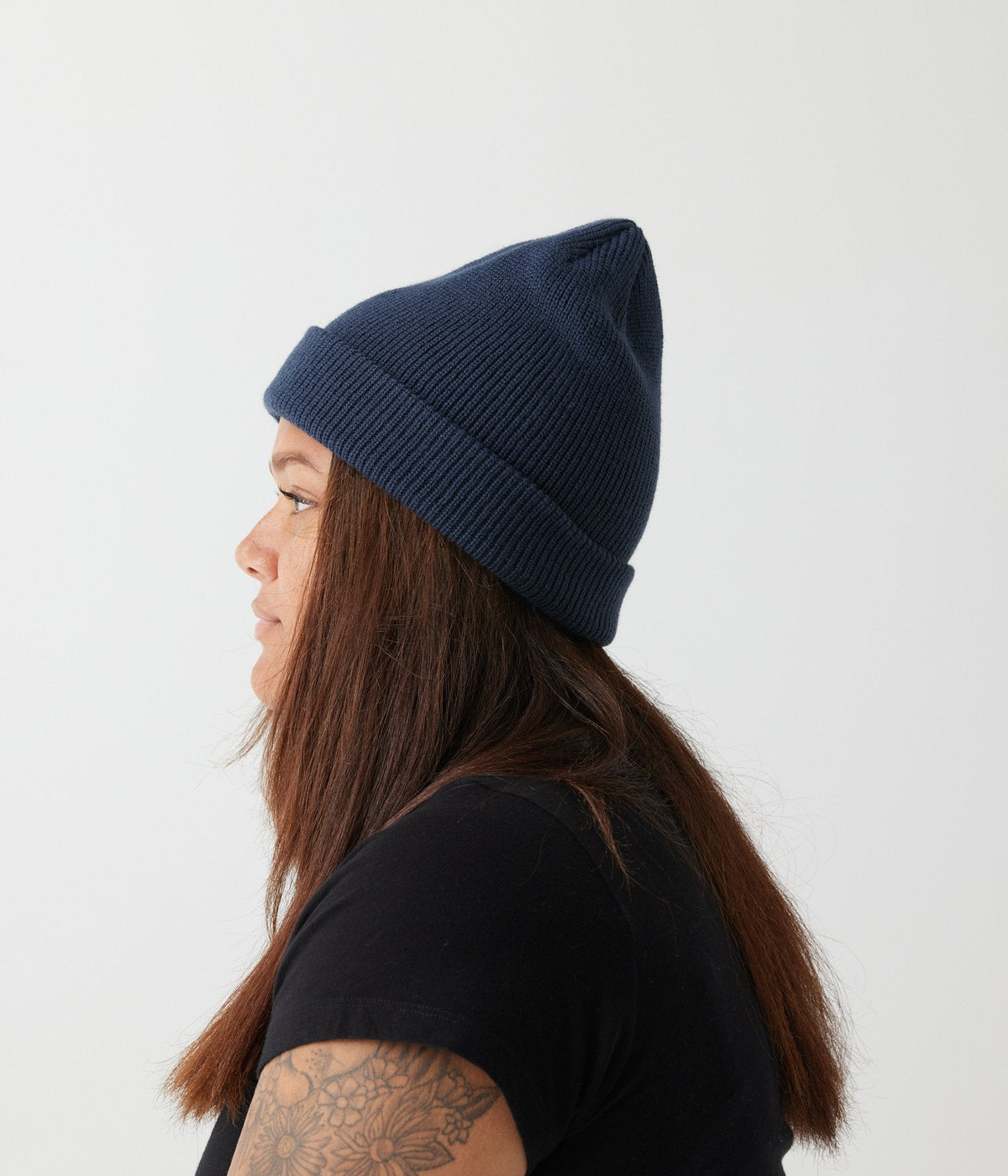 Ribbed-Knit Beanie