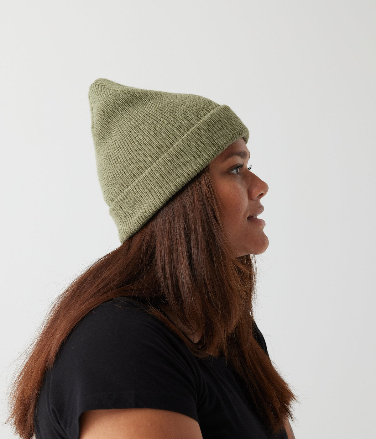 Ribbed-Knit Beanie