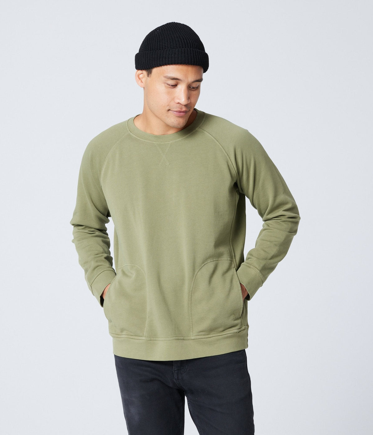 Unisex Pocket Crewneck Sweatshirt