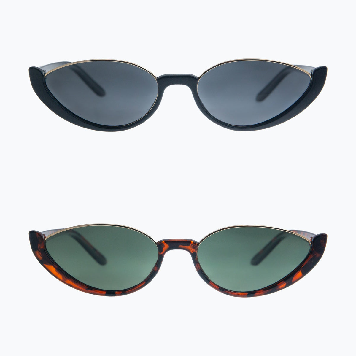 Jaxy Cosmic — Retro Cat-eye Polarized sunglasses in Black