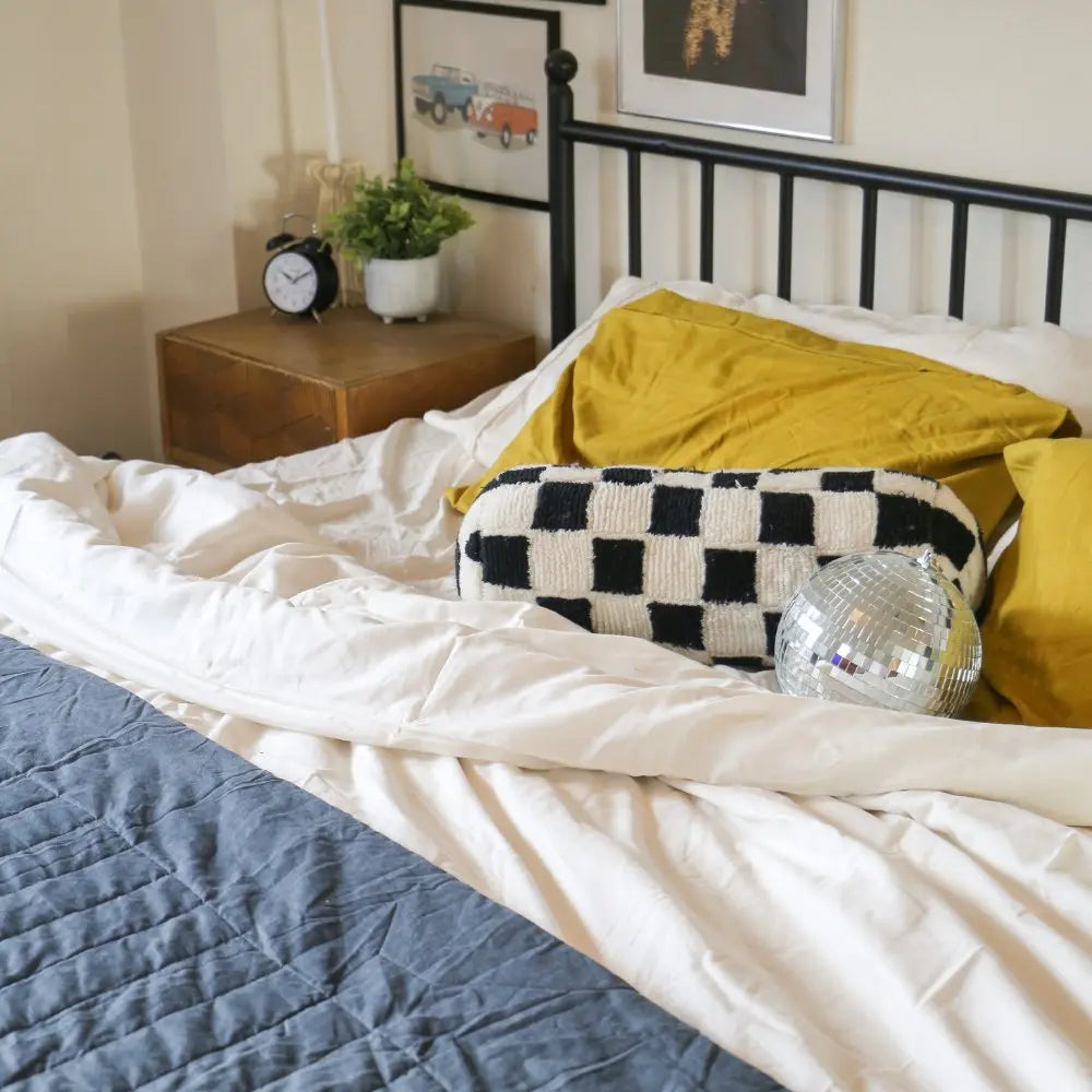 Honey | Signature Sateen Pillowcase Set Made With Organic Bamboo Hemp #Color_honey