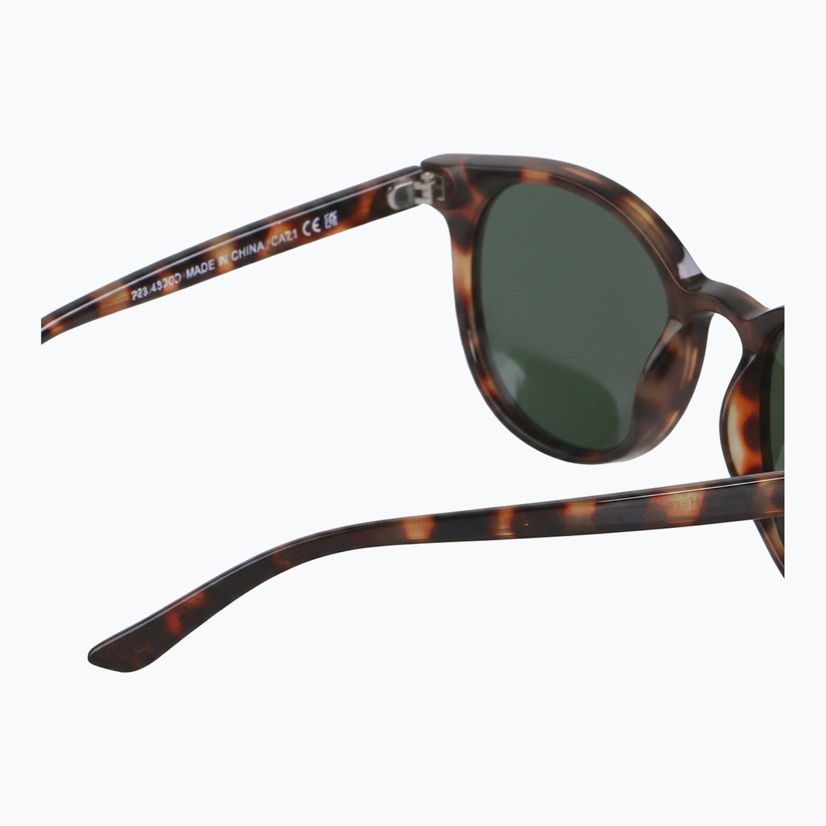 Jaxy Havana Haze Round sunglasses — back-crossed view #Color_Tortoise