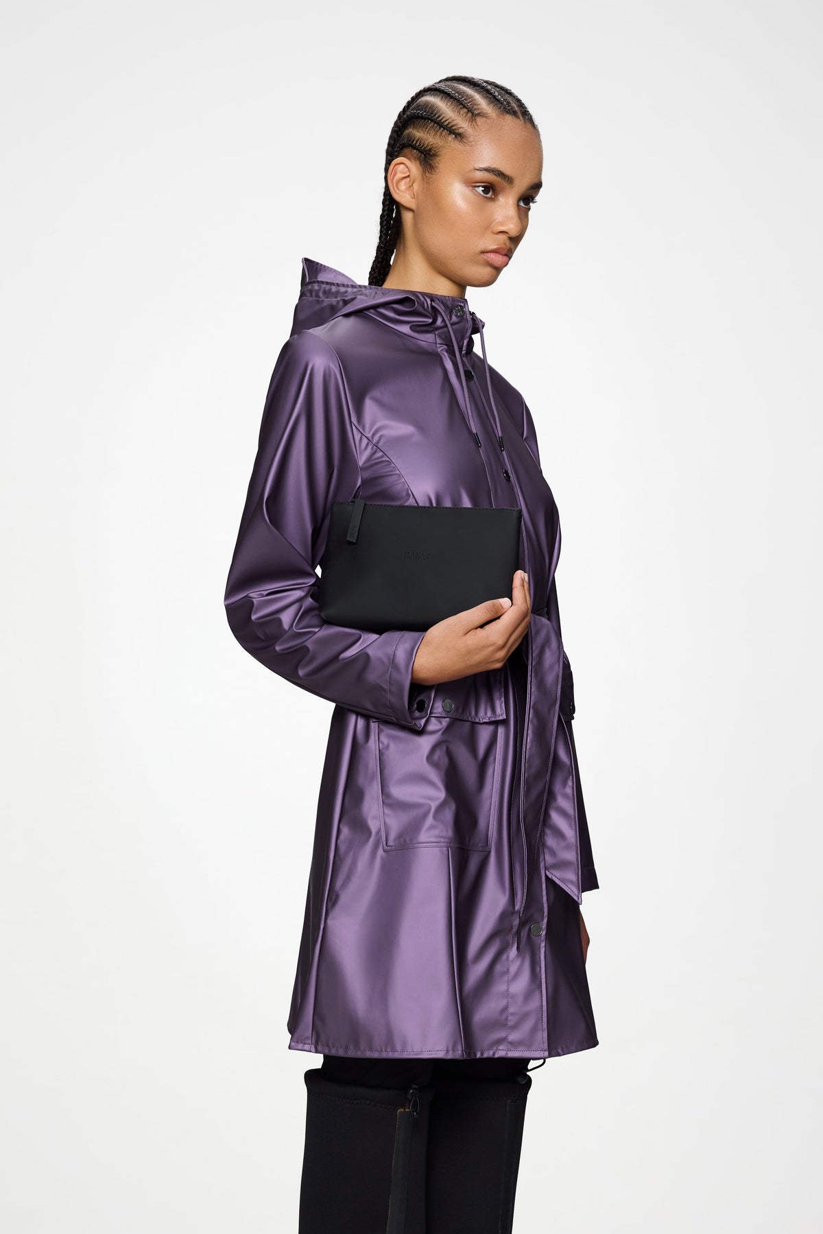 RAINS Cosmetic Bag Black Wash Bag