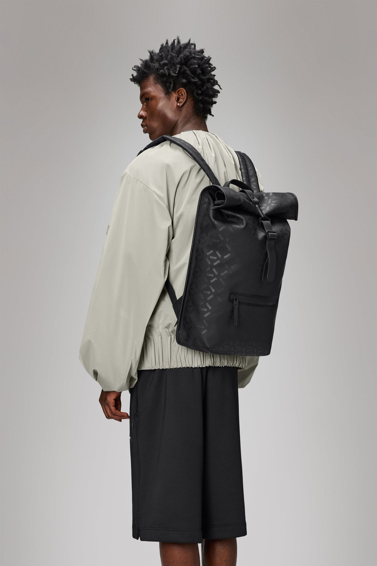 RAINS Rolltop Rucksack House 17L H48 x D11 x W32 cm Backpack