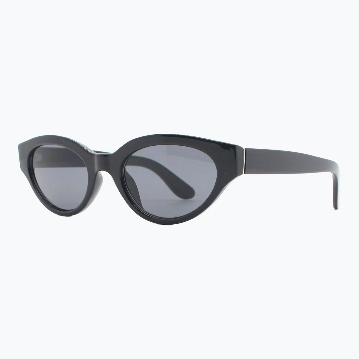 Jaxy Monroe Cat-eye sunglasses — side view #Color_Black