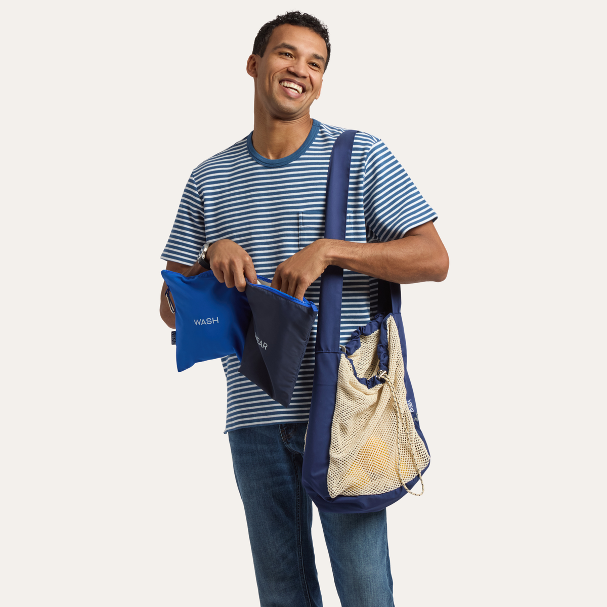 THE DOUBLE TAKE MAGNETIC ZIPPER POUCH / WASH-WEAR PRO