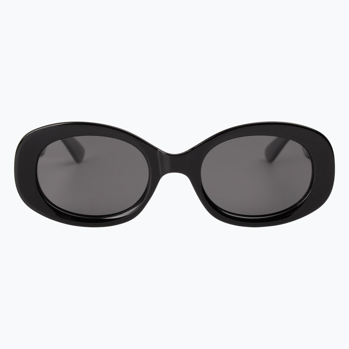 Jaxy Deco in Black — Oval Polarized sunglasses #Color_Black