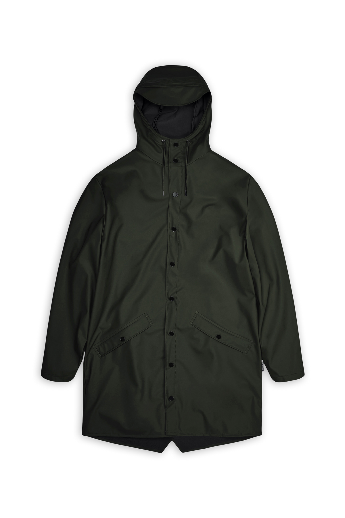 RAINS Long Jacket Green Jacket