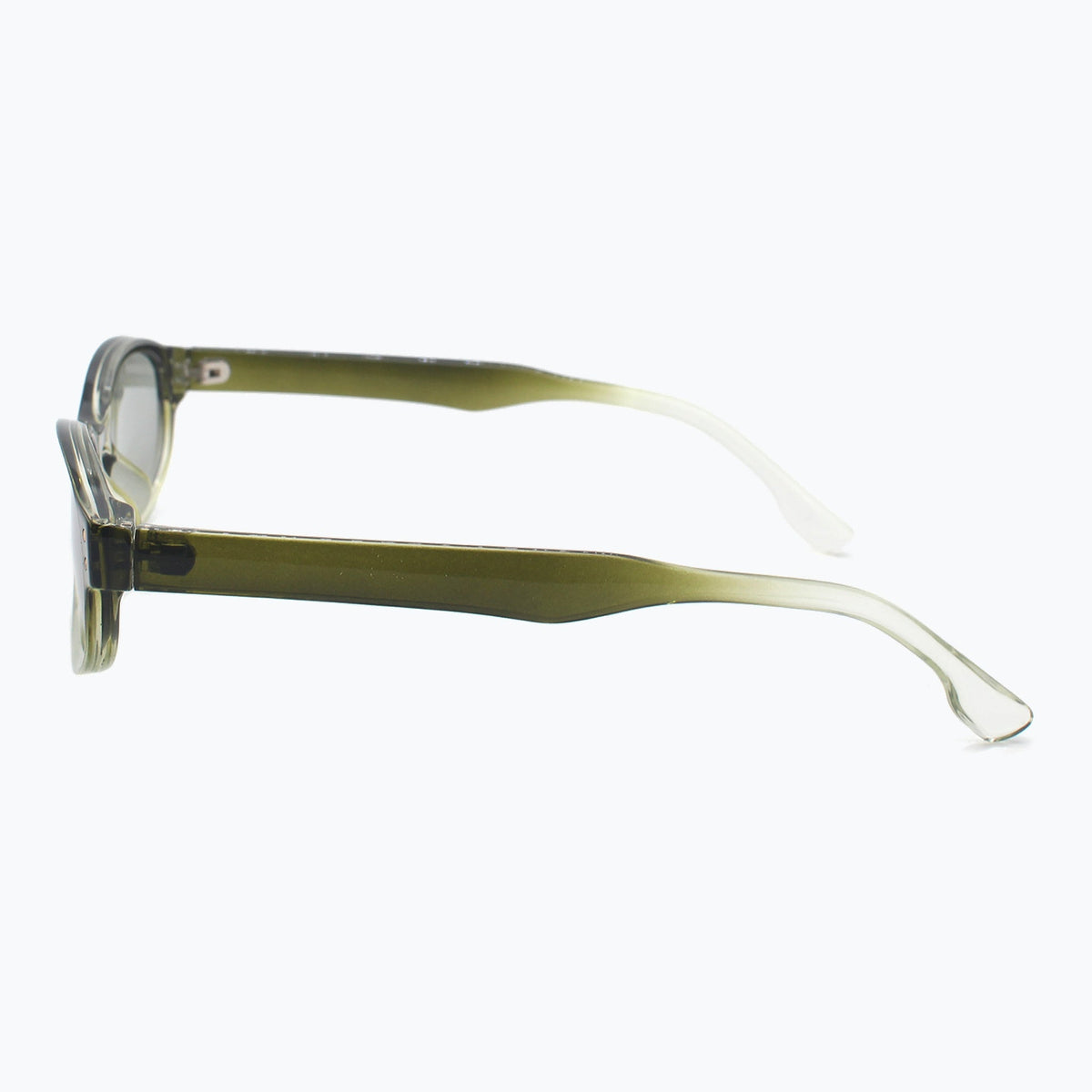 Jaxy Bardot Oval sunglasses — other-side view #Color_Olive
